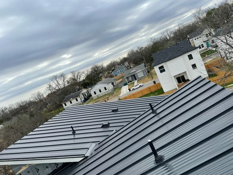 Standing seam metal roof panels with vents for Skylight Repair in Helena